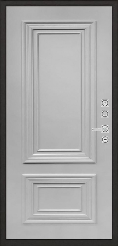 Входная дверь Regidoors Сенатор Плюс Престиж, Цвет "RAL 7047 (светло серый)" - второе изображение